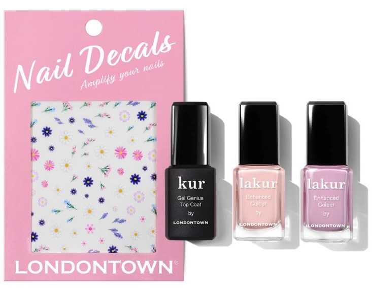 Londontown 4-piece Lakur Polish and Decals Set