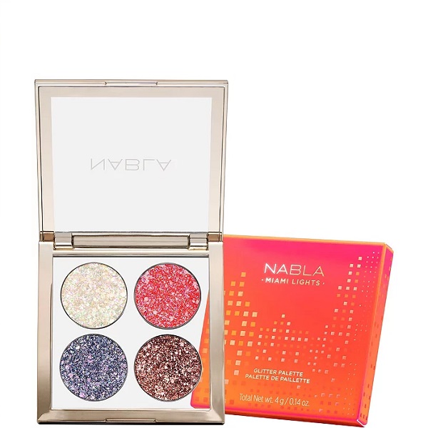 Nabla Miami Lights Glitter Palette