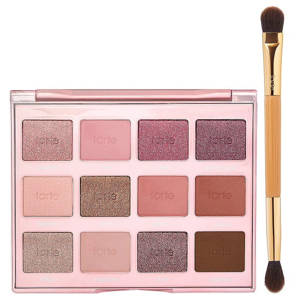 Tarte Tartelette Juicy Amazonian Clay Eye Shadow Palette Plus Brush