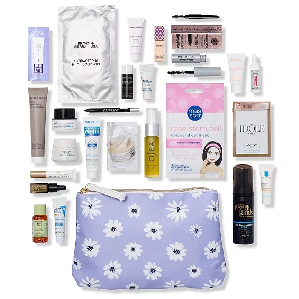 Ulta FREE 25 Piece Fan Faves Beauty Bag with $85 purchase