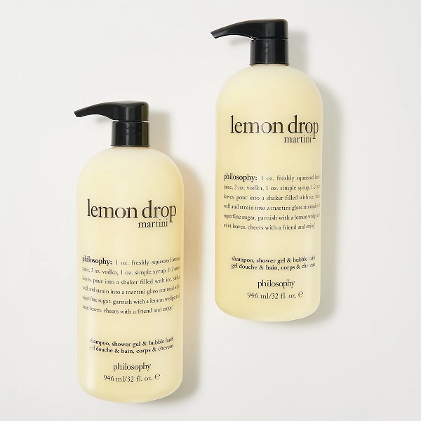 philosophy Lemons Drop Martini shampoo, bath & shower gel