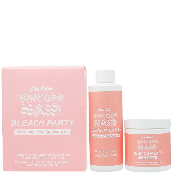 Lime Crime Unicorn Hair Bleach Party 20 Volume Hair Lightening Kit