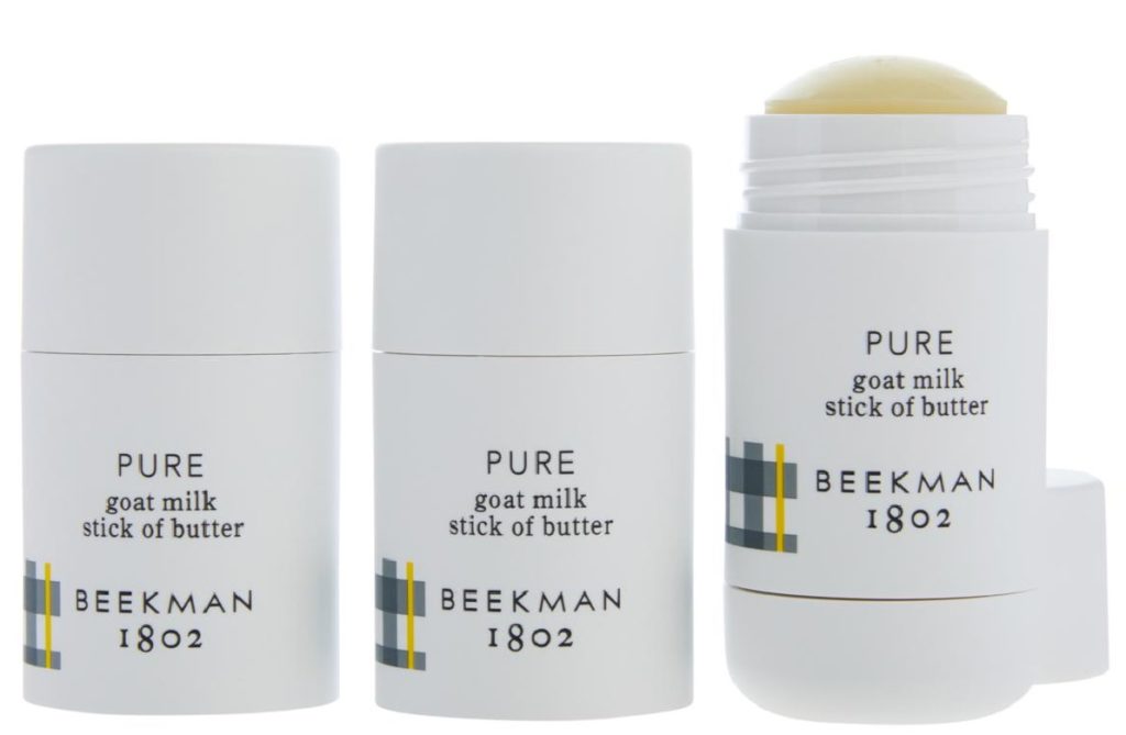 Beekman 1802 Stick of Butter Pure Goat Milk 3 Piece Set