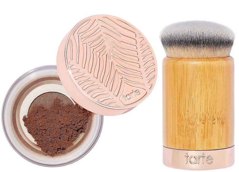 Tarte Amazonian Clay Gem Powder Foundation & Brush