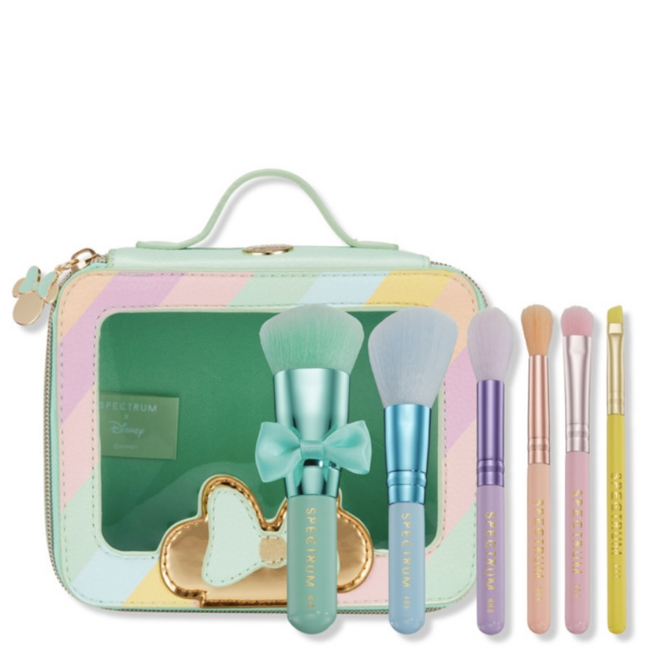 Spectrum Minnie Minis 6 Piece Travel Brush Set and Bag