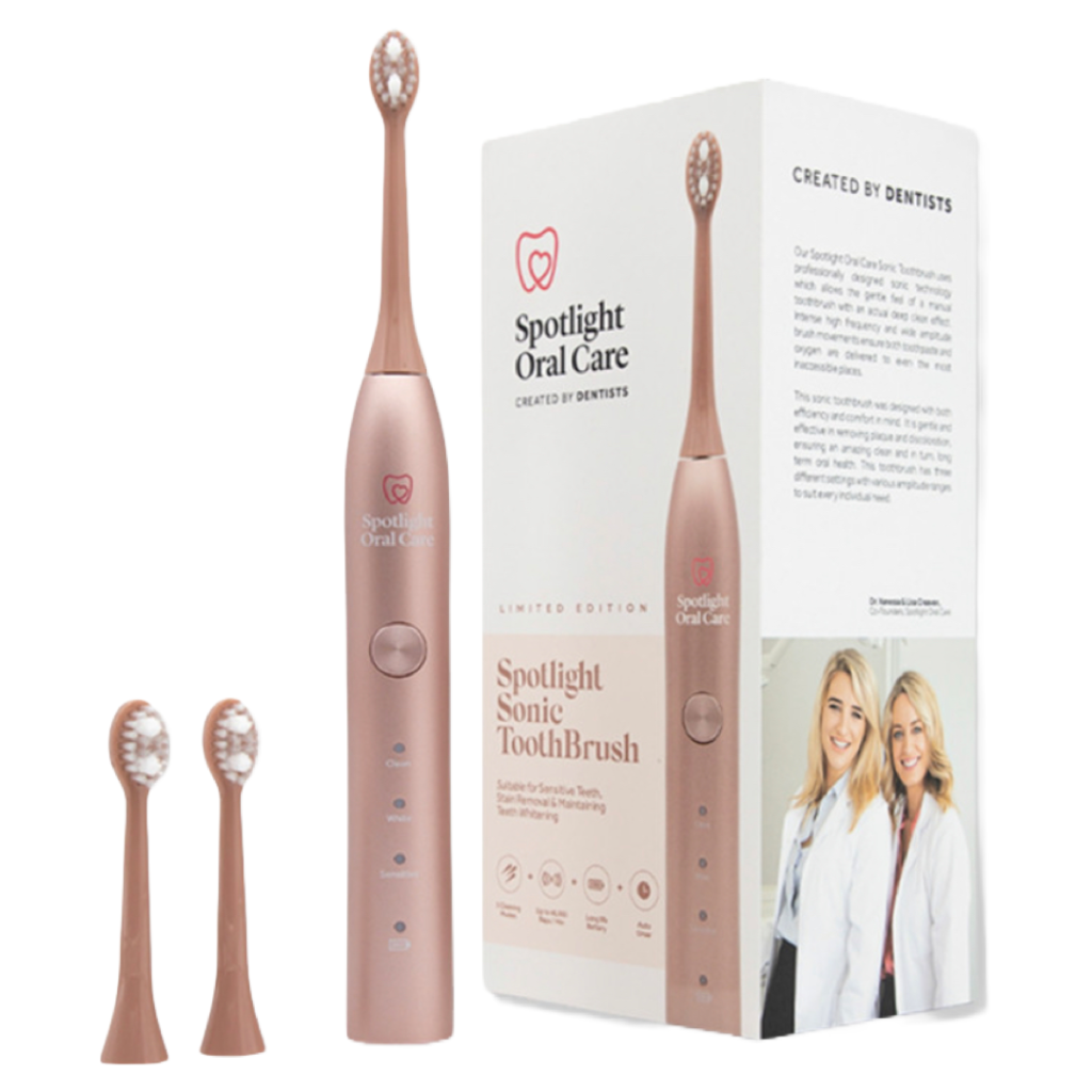 Spotlight Oral Care Rose Gold Sonic Toothbrush