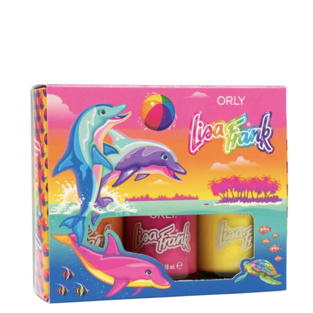 Orly x Lisa Frank Nail Lacquer Trio - Dancing Dolphins