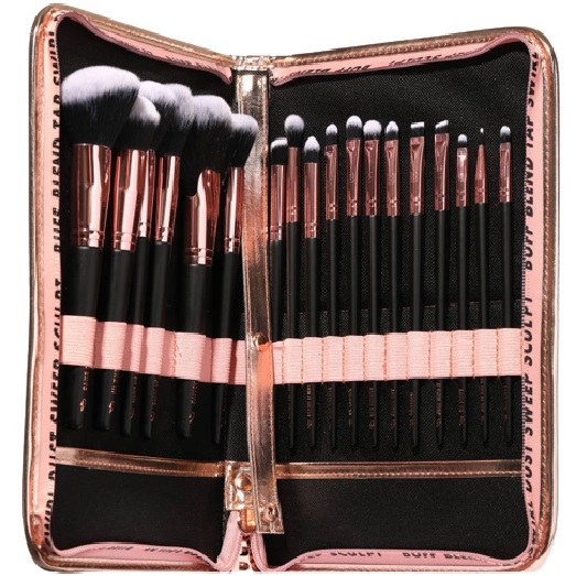 Beauty Bay Rose Gold Glam 18 Piece Brush Set