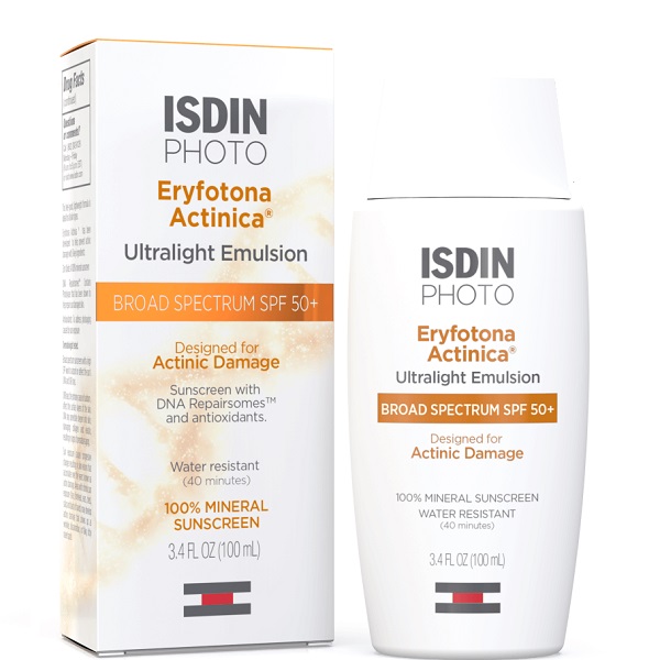 ISDIN Eryfotona Actinica Ultralight Emulsion Mineral Broad Spectrum SPF 50+