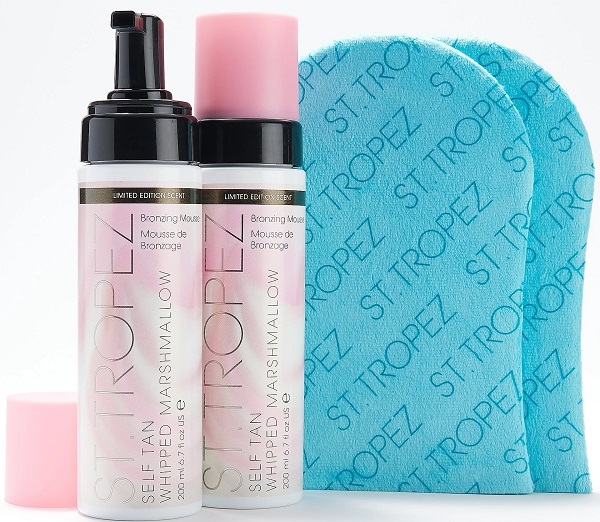 St. Tropez Self-Tan Whipped Marshmallow Duo with 2 Mitts