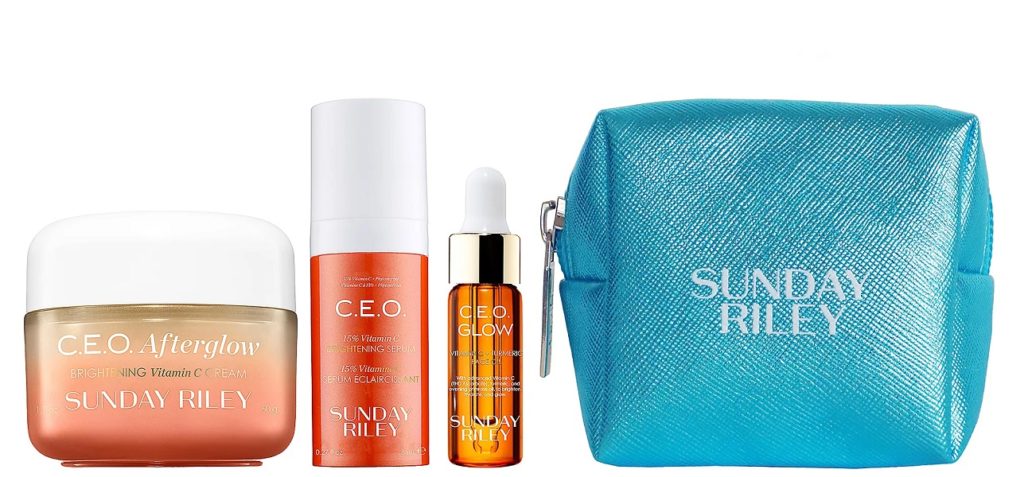 Sunday Riley C.E.O. Afterglow 4 Piece Set