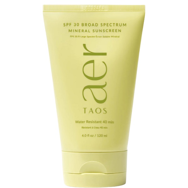 Taos AER Sun Mineral Sunscreen SPF30