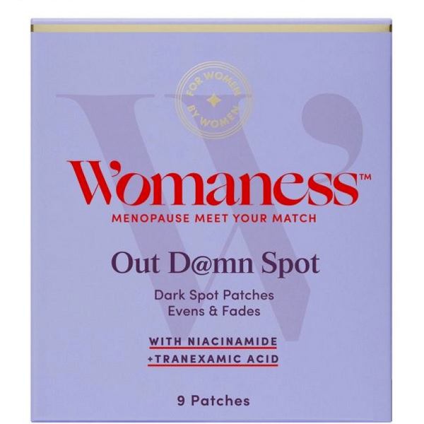 Womaness Out D@mn Spot Dark Spot Micro-dart Patches with Tranexamic Acid & Niacinamide Menopause Skincare - 9ct