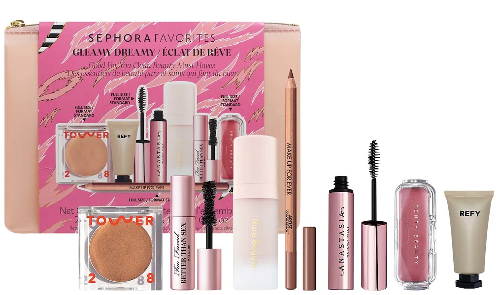 Sephora Favorites Gleamy Dreamy All-Over Face Makeup Set