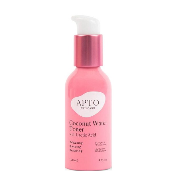 APTO Skincare Coconut Water Toner with Lactic Acid - 4oz