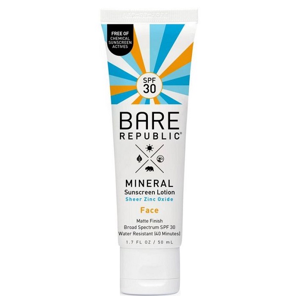 Bare Republic Mineral Face Sunscreen Lotion SPF 30