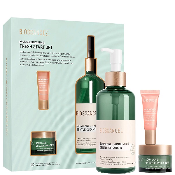 Biossance Your Clean Routine Fresh Start Set