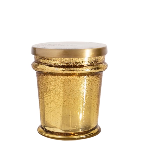 Capri Blue Volcano Glitz Found Glass, 8 oz