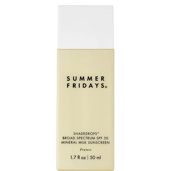 Summer Fridays ShadeDrops Broad Spectrum SPF 30 Mineral Milk Sunscreen