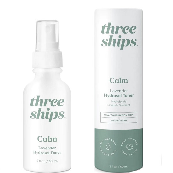Three Ships Calm Lavender Hydrosol Toner