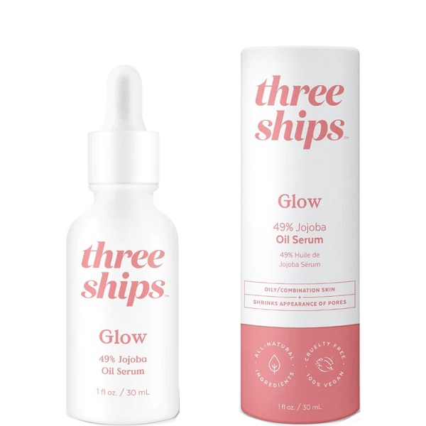 Three Ships Glow 49% Jojoba Oil Serum