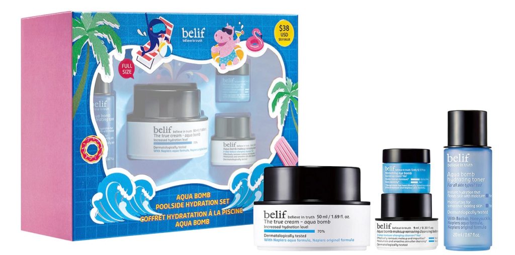 belif Aqua Bomb Poolside Hydration Set