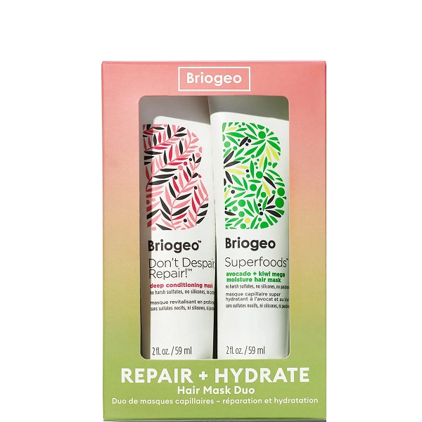 Briogeo Hair Repair and Hydrate Mini Hair Mask Travel Duo