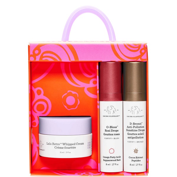 Drunk Elephant It's Summer Somewhere Set with D-Bronzi Bronzing Drops