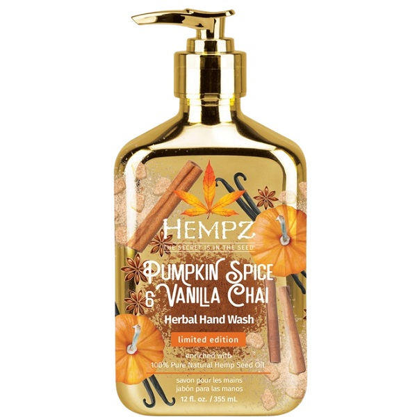 Hempz Limited Edition Pumpkin Spice & Vanilla Chai Herbal Hand Wash