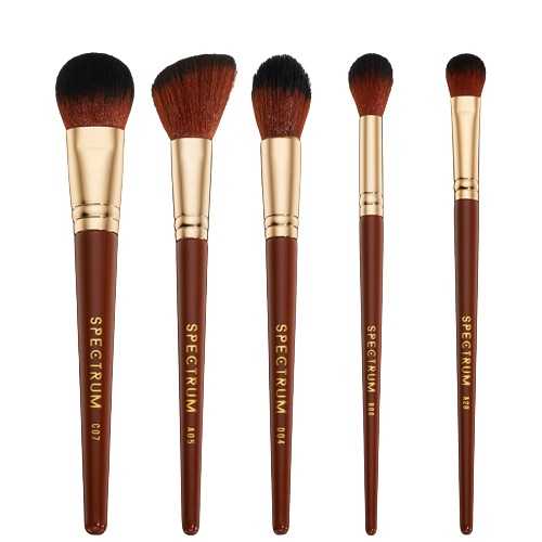 Spectrum Pantherine 5 Piece Face Brush Set