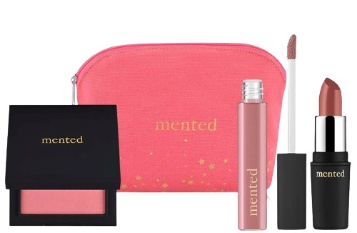 Mented Cosmetics 3 Piece Makeup Set with bag