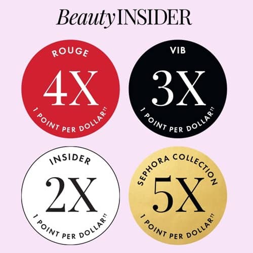 Sephora Points Multiplier Event