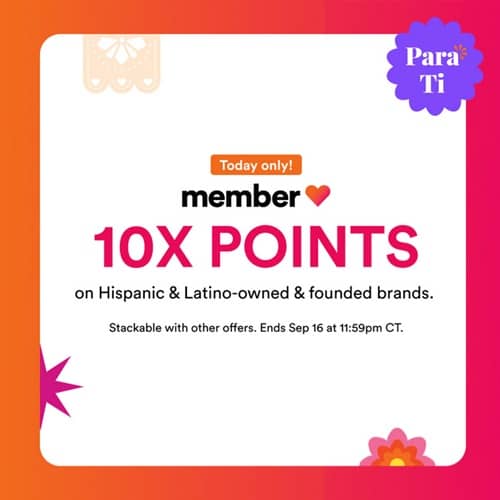 Ulta Beauty Hispanic & Latino-owned & Founded Brands 10X Points Multiplier